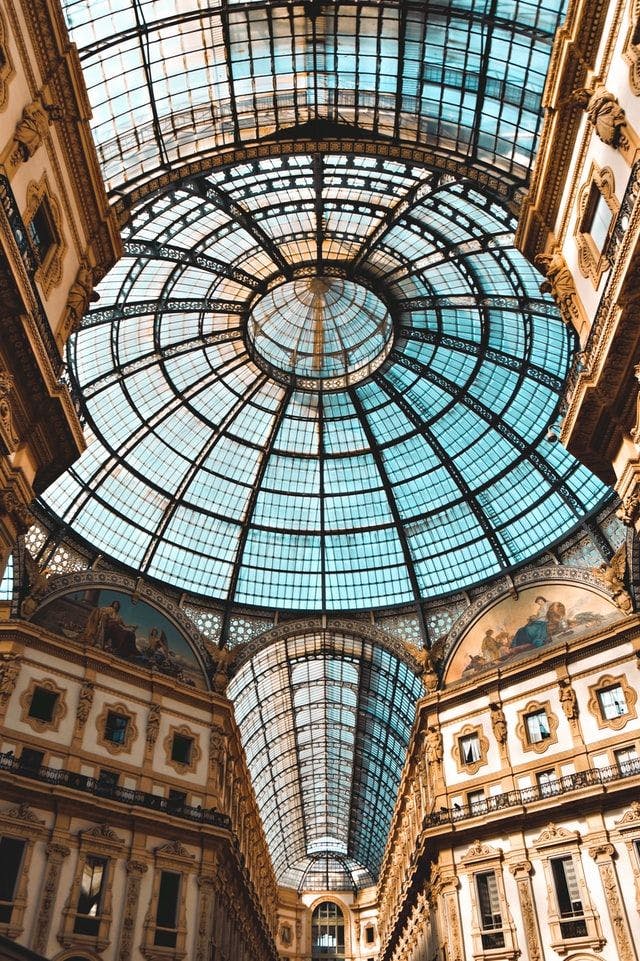 View inside Galleria Vittorio Emanuele